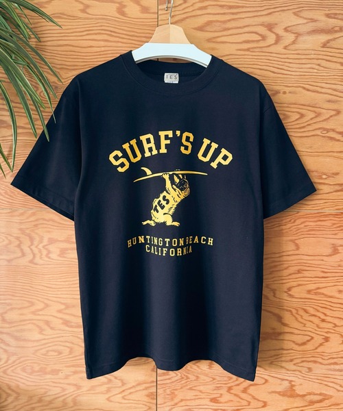 The Endless Summer(エンドレスサマー)の「【WEB / FLAG SHOP限定】TES COOLDRY COLLEGE T-SHIRT / 半袖Tシャツ(Tシャツ/カットソー・メンズ・ホワイト/ブラック/アイボリー/チャコール・MEDIUM/LARGE/X-LARGE/XX-LARGE)」の9枚目の写真
