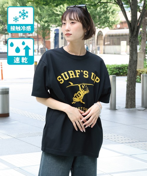 The Endless Summer(エンドレスサマー)の「【WEB / FLAG SHOP限定】TES COOLDRY COLLEGE T-SHIRT / 半袖Tシャツ(Tシャツ/カットソー・メンズ・ホワイト/ブラック/アイボリー/チャコール・MEDIUM/LARGE/X-LARGE/XX-LARGE)」の12枚目の写真