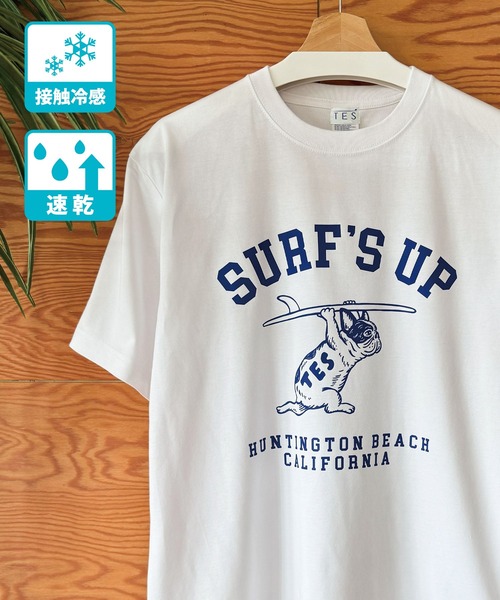 The Endless Summer(エンドレスサマー)の「【WEB / FLAG SHOP限定】TES COOLDRY COLLEGE T-SHIRT / 半袖Tシャツ(Tシャツ/カットソー・メンズ・ホワイト/ブラック/アイボリー/チャコール・MEDIUM/LARGE/X-LARGE/XX-LARGE)」の16枚目の写真