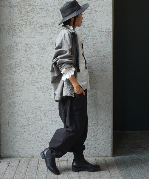 JOURNAL STANDARD LUXE(ジャーナルスタンダード ラックス)の「カットワークレース フリルブラウス(シャツ/ブラウス・レディース・ホワイト/ブラック・FREE)」の12枚目の写真
