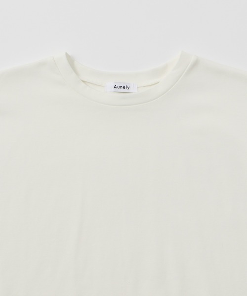 Aunely(オーネリー)の「【Aunely】シルケット袖ボリュームプルオーバー<YOSOOIシリーズ>(Tシャツ/カットソー・レディース・ネイビー/オフホワイト/ダークグレー/ブラック/グレイッシュベージュ・M/L)」の12枚目の写真