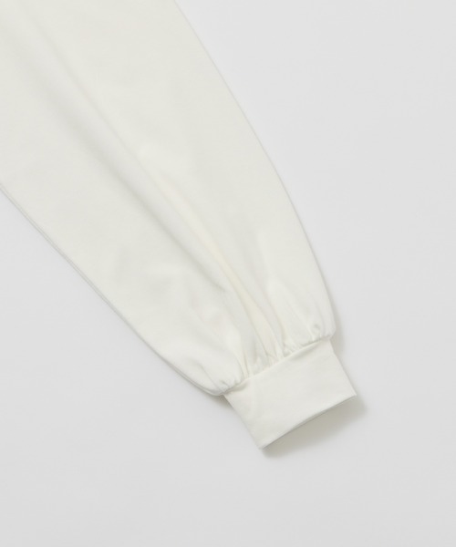Aunely(オーネリー)の「【Aunely】シルケット袖ボリュームプルオーバー<YOSOOIシリーズ>(Tシャツ/カットソー・レディース・ネイビー/オフホワイト/ダークグレー/ブラック/グレイッシュベージュ・M/L)」の14枚目の写真
