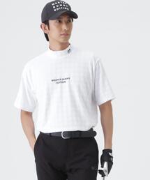 MASTER BUNNY EDITION（マスターバニーエディション）の「【MASTER BUNNY EDITION】千鳥凹凸ジャガード半袖ハイネックカットソー（Tシャツ/カットソー）」