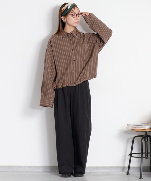 cepo(セポ)の「スリータックイージースラックス(その他パンツ・レディース・ブラウン/ブラック/チャコール/カーキ・L/M/S)」の5枚目の写真