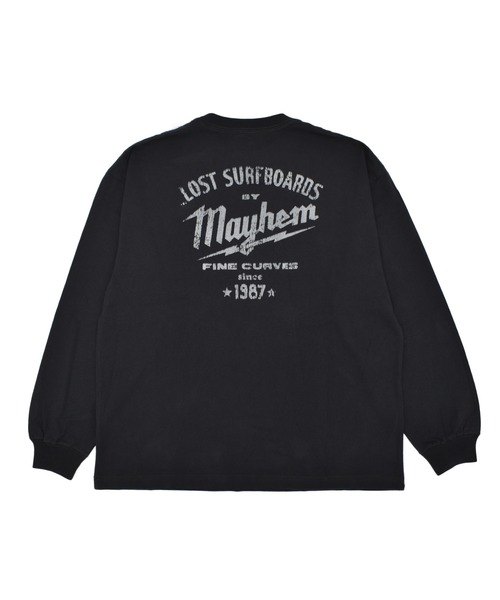 lost(ロスト)の「lost/ロスト BUILDERS LS TEE ロンT LM6F-2206(Tシャツ/カットソー・メンズ・ホワイト/レッド/ブラック・L/M/XL)」の5枚目の写真