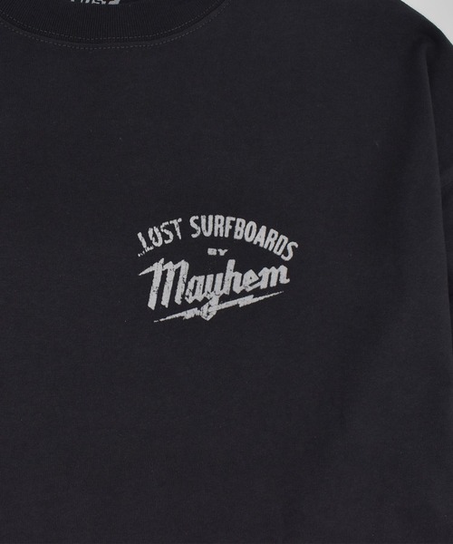 lost(ロスト)の「lost/ロスト BUILDERS LS TEE ロンT LM6F-2206(Tシャツ/カットソー・メンズ・ホワイト/レッド/ブラック・L/M/XL)」の8枚目の写真