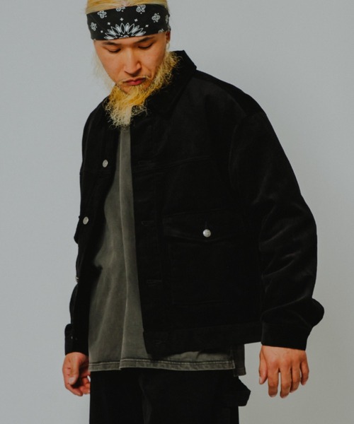 BIG MIKE(ビッグマイク)の「BIG MIKE ビッグマイク / 26秋冬新作 コーデュロイジャケット トラッカージャケット Gジャン型 ワークジャケット セットアップ対応 //// 102646750(ブルゾン・メンズ・オフホワイト/ブラック/ダークブラウン/ダークグリーン・LARGE/X-LARGE/MEDIUM)」の3枚目の写真
