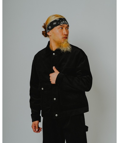 BIG MIKE(ビッグマイク)の「BIG MIKE ビッグマイク / 26秋冬新作 コーデュロイジャケット トラッカージャケット Gジャン型 ワークジャケット セットアップ対応 //// 102646750(ブルゾン・メンズ・オフホワイト/ブラック/ダークブラウン/ダークグリーン・LARGE/X-LARGE/MEDIUM)」の9枚目の写真