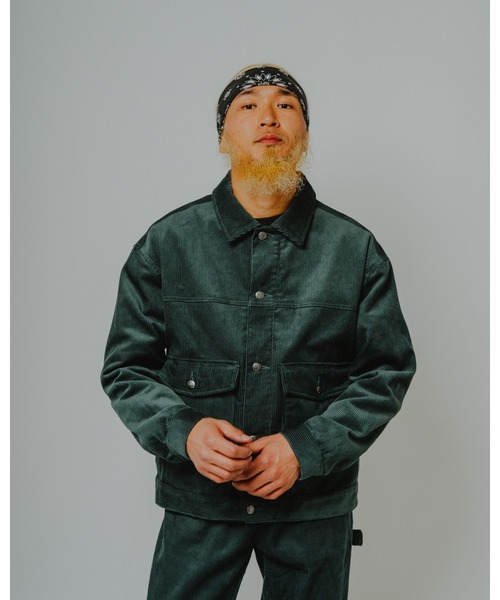 BIG MIKE(ビッグマイク)の「BIG MIKE ビッグマイク / 26秋冬新作 コーデュロイジャケット トラッカージャケット Gジャン型 ワークジャケット セットアップ対応 //// 102646750(ブルゾン・メンズ・オフホワイト/ブラック/ダークブラウン/ダークグリーン・LARGE/X-LARGE/MEDIUM)」の16枚目の写真