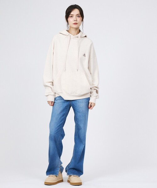 Pyrenex（ピレネックス）の「【PYRENEX / ピレネックス】JOURNEY / クラシックスウェットパーカー / 裏起毛 オーガニックコットン（パーカー・メンズ・アイボリー・S/M/L/XL）」の10枚目の写真