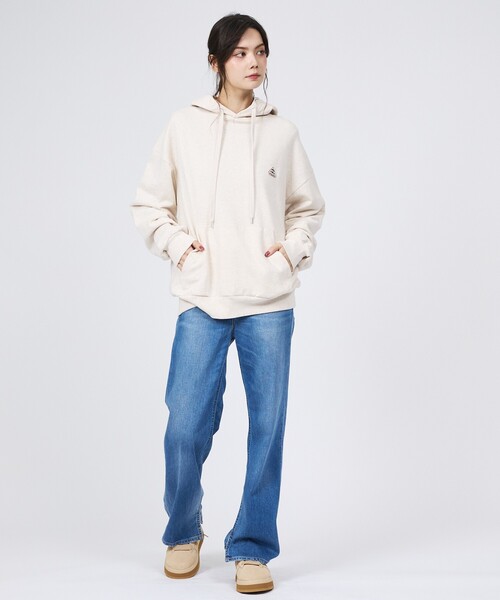 Pyrenex（ピレネックス）の「【PYRENEX / ピレネックス】JOURNEY / クラシックスウェットパーカー / 裏起毛 オーガニックコットン（パーカー・メンズ・アイボリー・S/M/L/XL）」の2枚目の写真