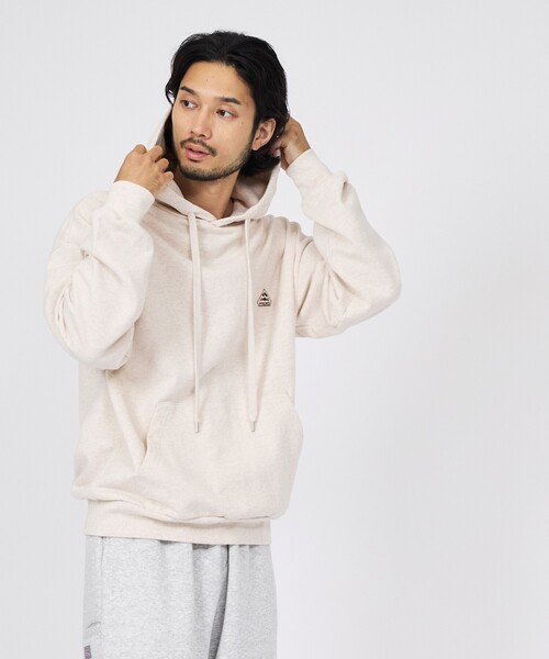 Pyrenex（ピレネックス）の「【PYRENEX / ピレネックス】JOURNEY / クラシックスウェットパーカー / 裏起毛 オーガニックコットン（パーカー・メンズ・アイボリー・S/M/L/XL）」の4枚目の写真
