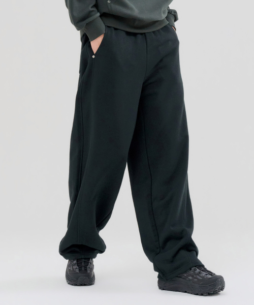 CHASECULT(チェイスカルト)の「ユニセックス切替ワイドパンツ-FERU7231B09(スウェットパンツ・メンズ・ダークグレー・67/70/76/82/86)」の3枚目の写真