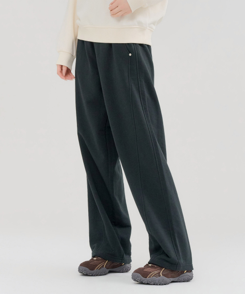 CHASECULT(チェイスカルト)の「ユニセックス切替ワイドパンツ-FERU7231B09(スウェットパンツ・メンズ・ダークグレー・67/70/76/82/86)」の5枚目の写真