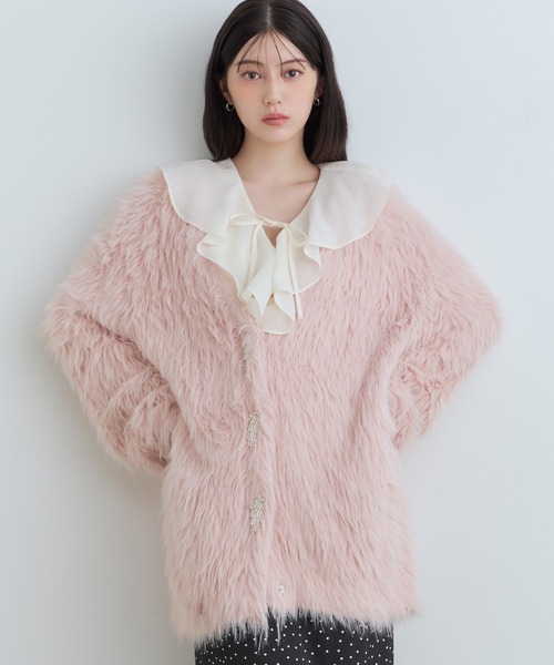 Tiny EDEN(タイニーエデン)の「【中野恵那 着用】ラッフルブラウス(シャツ/ブラウス・レディース・チェック/アイボリー・FREE)」の10枚目の写真