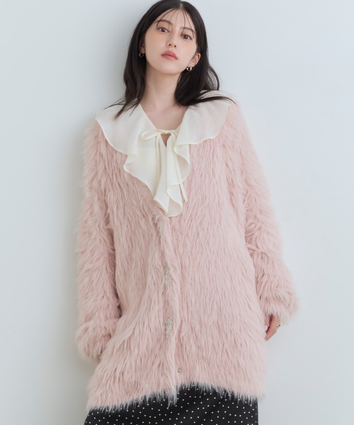 Tiny EDEN(タイニーエデン)の「【中野恵那 着用】ラッフルブラウス(シャツ/ブラウス・レディース・チェック/アイボリー・FREE)」の11枚目の写真