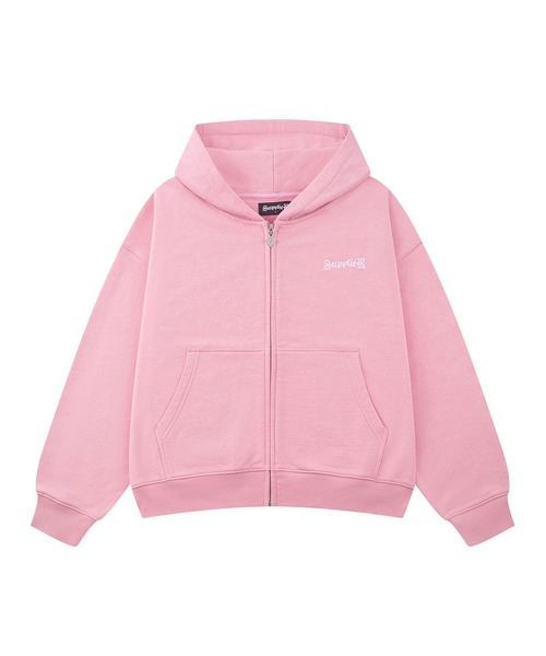 SUPPLIER(サプライヤー)の「ジップフーディ|Spray Cross Rhinestone Zip Hoodie|SUPPLIER(パーカー・メンズ・ブラック/ベージュ/ピンク・MEDIUM/LARGE/X-LARGE/SMALL)」の19枚目の写真