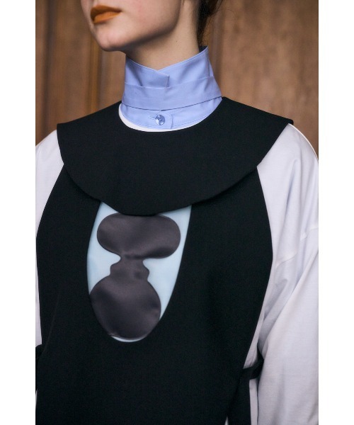 ENFOLD(エンフォルド)の「CHAIR PARTS(Tシャツ/カットソー・レディース・チャコールグレー/ブラック・38)」の7枚目の写真