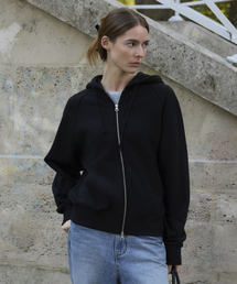 Oversized Sweat Jacket - Black