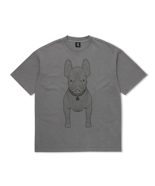 LIFE WORK(ライフワーク)の「ガーメントダイ ビッグラド 半袖Tシャツ(Tシャツ/カットソー・レディース・ライトピンク/カーキ/ブルー/ネイビー/グレー/チャコールグレー・X-SMALL/SMALL/MEDIUM/LARGE/X-LARGE)」の3枚目の写真