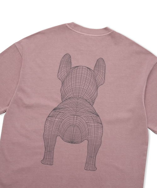 LIFE WORK(ライフワーク)の「ガーメントダイ ビッグラド 半袖Tシャツ(Tシャツ/カットソー・レディース・ライトピンク/カーキ/ブルー/ネイビー/グレー/チャコールグレー・X-SMALL/SMALL/MEDIUM/LARGE/X-LARGE)」の9枚目の写真