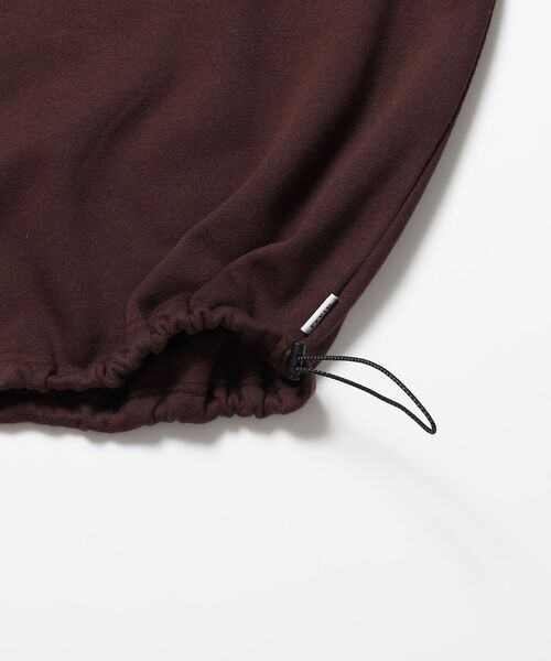 FFEIN(フェイン)の「【FFEIN(フェイン)】ヘビーウエイトクラシックロゴ刺繍ドローコードスウェット / クルーネック スウェット ドローコード ロゴ刺繍 ユニセックス(スウェット・メンズ・ブラック/ライトピンク/ダークブラウン/アッシュグレー/ダークネイビー/バーガンディー・SMALL/MEDIUM/LARGE)」の14枚目の写真