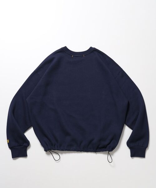 FFEIN(フェイン)の「【FFEIN(フェイン)】ヘビーウエイトクラシックロゴ刺繍ドローコードスウェット / クルーネック スウェット ドローコード ロゴ刺繍 ユニセックス(スウェット・メンズ・ブラック/ライトピンク/ダークブラウン/アッシュグレー/ダークネイビー/バーガンディー・SMALL/MEDIUM/LARGE)」の21枚目の写真