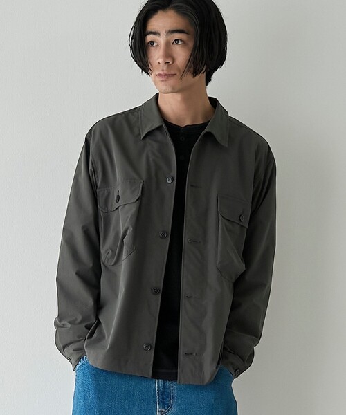 coen（コーエン）の「【撥水】CPOシャツジャケット（その他アウター・メンズ・ブラック/ダークグレー・XL/L/M/S）」の2枚目の写真