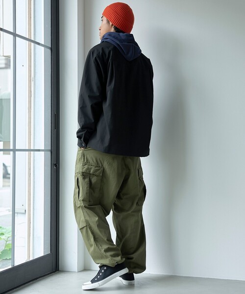 coen（コーエン）の「【撥水】CPOシャツジャケット（その他アウター・メンズ・ブラック/ダークグレー・XL/L/M/S）」の4枚目の写真