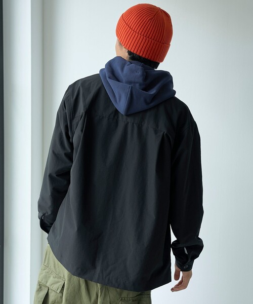 coen（コーエン）の「【撥水】CPOシャツジャケット（その他アウター・メンズ・ブラック/ダークグレー・XL/L/M/S）」の7枚目の写真