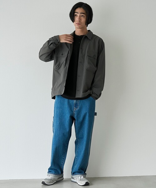 coen（コーエン）の「【撥水】CPOシャツジャケット（その他アウター・メンズ・ブラック/ダークグレー・XL/L/M/S）」の9枚目の写真