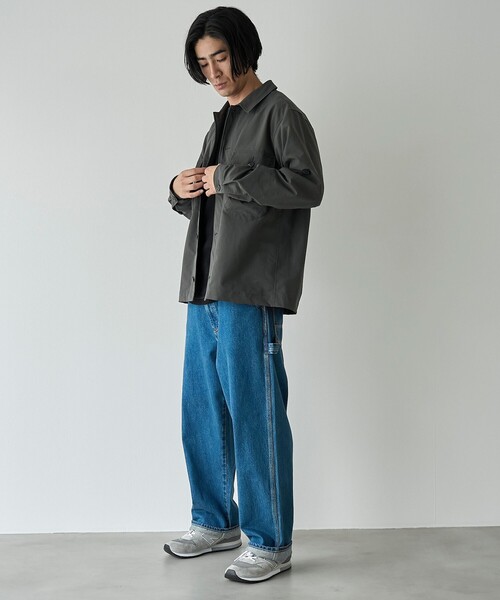 coen（コーエン）の「【撥水】CPOシャツジャケット（その他アウター・メンズ・ブラック/ダークグレー・XL/L/M/S）」の10枚目の写真