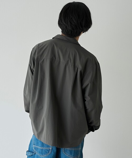 coen（コーエン）の「【撥水】CPOシャツジャケット（その他アウター・メンズ・ブラック/ダークグレー・XL/L/M/S）」の14枚目の写真