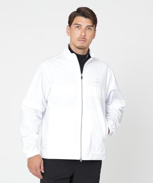 PING（ピン）の「【PING APPAREL】ストレッチハイゲージ天竺2WAYスタンドフルジップブルゾン (MENS)（ブルゾン・メンズ・ネイビー/グレー/ホワイト・L/S/LL1/LL/M）」の2枚目の写真