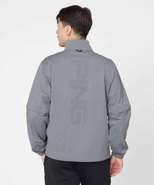 PING（ピン）の「【PING APPAREL】ストレッチハイゲージ天竺2WAYスタンドフルジップブルゾン (MENS)（ブルゾン・メンズ・ネイビー/グレー/ホワイト・L/S/LL1/LL/M）」の6枚目の写真