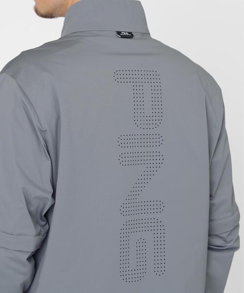 PING（ピン）の「【PING APPAREL】ストレッチハイゲージ天竺2WAYスタンドフルジップブルゾン (MENS)（ブルゾン・メンズ・ネイビー/グレー/ホワイト・L/S/LL1/LL/M）」の8枚目の写真