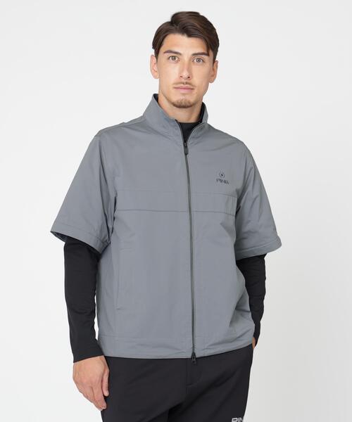 PING（ピン）の「【PING APPAREL】ストレッチハイゲージ天竺2WAYスタンドフルジップブルゾン (MENS)（ブルゾン・メンズ・ネイビー/グレー/ホワイト・L/S/LL1/LL/M）」の13枚目の写真