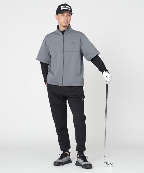 PING（ピン）の「【PING APPAREL】ストレッチハイゲージ天竺2WAYスタンドフルジップブルゾン (MENS)（ブルゾン・メンズ・ネイビー/グレー/ホワイト・L/S/LL1/LL/M）」の14枚目の写真