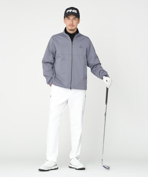 PING（ピン）の「【PING APPAREL】ストレッチハイゲージ天竺2WAYスタンドフルジップブルゾン (MENS)（ブルゾン・メンズ・ネイビー/グレー/ホワイト・L/S/LL1/LL/M）」の15枚目の写真