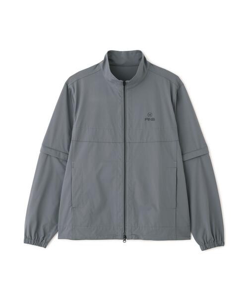 PING（ピン）の「【PING APPAREL】ストレッチハイゲージ天竺2WAYスタンドフルジップブルゾン (MENS)（ブルゾン・メンズ・ネイビー/グレー/ホワイト・L/S/LL1/LL/M）」の16枚目の写真