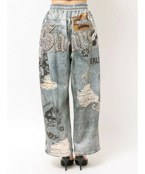 GYDA(ジェイダ)の「GYDA×GALFY GalDA graphic denim likeパンツ(その他パンツ・レディース・インディゴブルー・FREE)」の8枚目の写真
