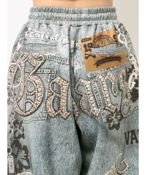 GYDA(ジェイダ)の「GYDA×GALFY GalDA graphic denim likeパンツ(その他パンツ・レディース・インディゴブルー・FREE)」の7枚目の写真