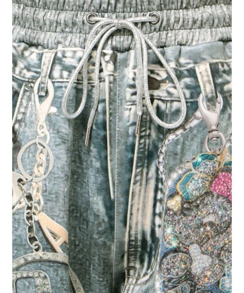 GYDA(ジェイダ)の「GYDA×GALFY GalDA graphic denim likeパンツ(その他パンツ・レディース・インディゴブルー・FREE)」の2枚目の写真