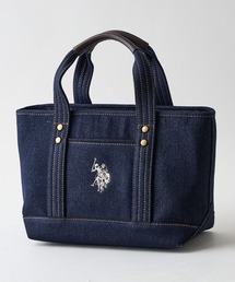 【U.S. POLO ASSN./ユーエスポロアッスン】【不動の人気を誇るキャンバストートバッグ】リバイバルトート Sサイズ 綿100% ミニトート キャンバス ロゴトートバッグ 天ファスナー 内ポケット USPA-1862