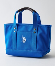 【U.S. POLO ASSN./ユーエスポロアッスン】【不動の人気を誇るキャンバストートバッグ】リバイバルトート Sサイズ 綿100% ミニトート キャンバス ロゴトートバッグ 天ファスナー 内ポケット USPA-1862