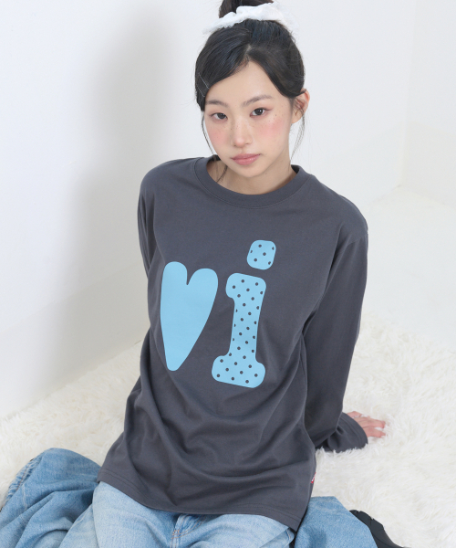 Video Jockey（ビデオジョッキー）の「ビビ LS Tシャツ [チャコール]（Tシャツ/カットソー・レディース・チャコール・MEDIUM/SMALL）」の5枚目の写真