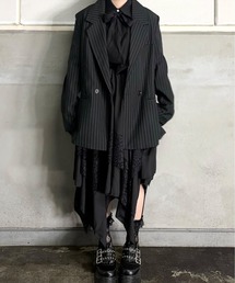 ストライプブレザージャケット