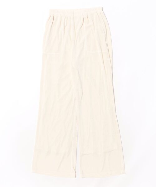 CLANE（クラネ）の「CLANE/クラネ/BRIGHT JERSEY PANTS（その他パンツ・レディース・ベージュ/ブラック/ピンク/アイボリー・1）」の2枚目の写真