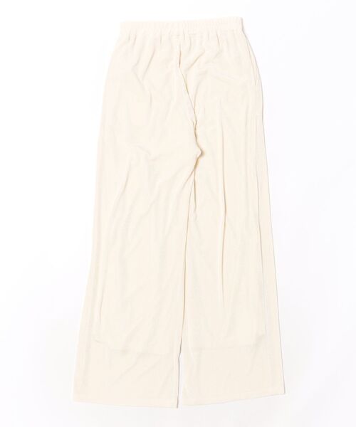 CLANE（クラネ）の「CLANE/クラネ/BRIGHT JERSEY PANTS（その他パンツ・レディース・ベージュ/ブラック/ピンク/アイボリー・1）」の5枚目の写真