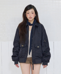 FLIGHT BOMBER JK BLUE BLACK
